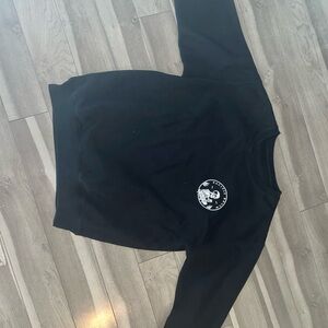 Black Graphic Sweatshirt